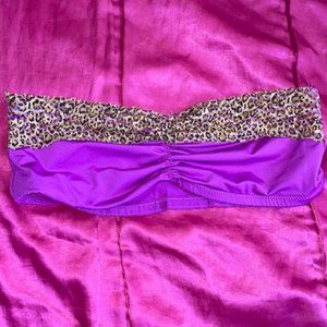 Forever 21 Purple Leopard Crop Top 💜